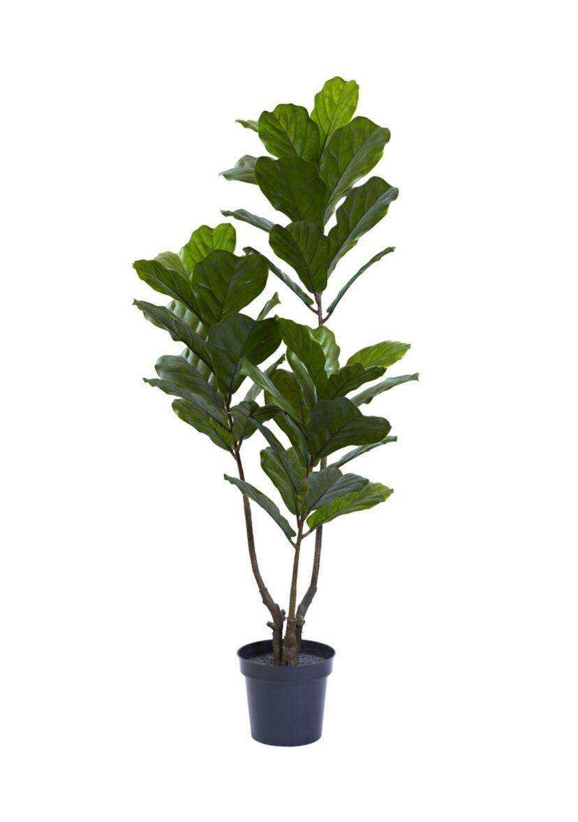 65-Inch Fiddle Leaf Tree UV Resistant (Indoor/Outdoor)