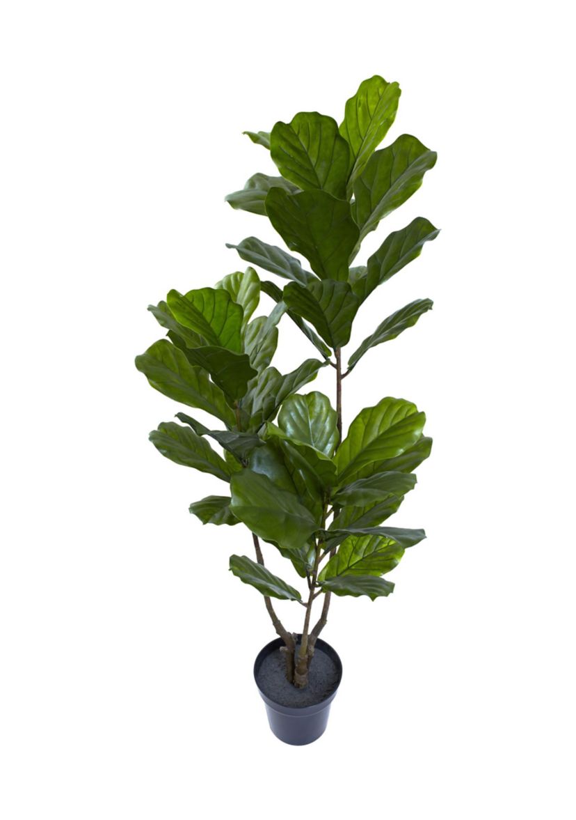 65-Inch Fiddle Leaf Tree UV Resistant (Indoor/Outdoor)
