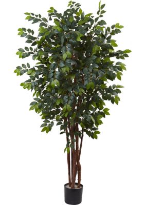 Nearly Natural Sakaki Silk Tree, Green