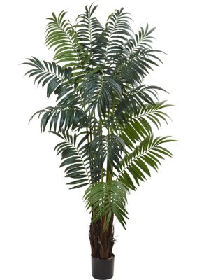 Nearly Natural Bulb Areca Palm Tree, Green