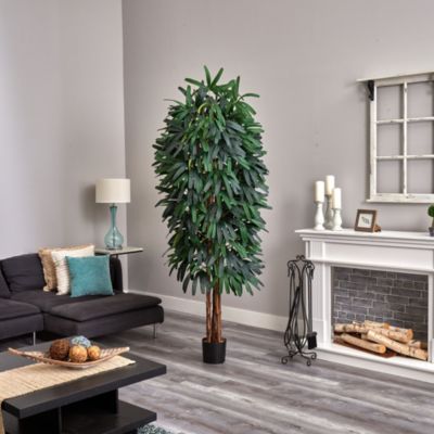 84-Inch Raphis Silk Palm Tree