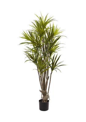 Nearly Natural Dracaena Silk Tree, Green