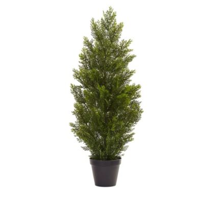 Nearly Natural 3-Foot Mini Cedar Pine Tree (Indoor/Outdoor)