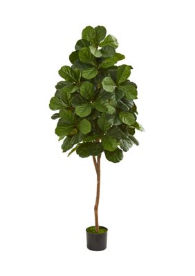 Nearly Natural Fiddle Leaf Fig Tree, Green