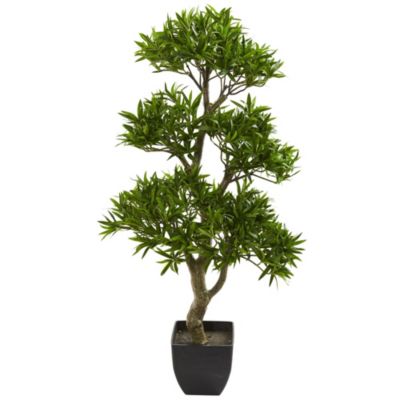 37-Inch Bonsai Styled Podocarpus Artificial Tree