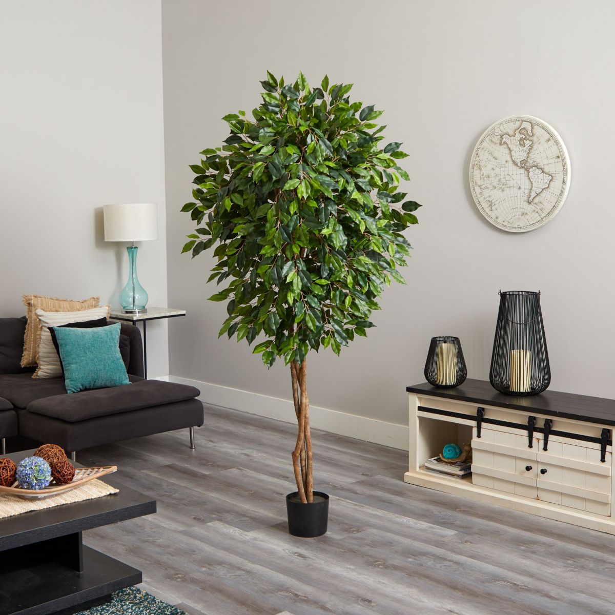 6.5-Foot Ficus Artificial Tree