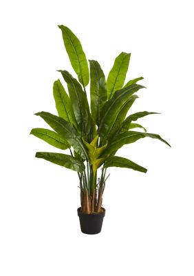 Nearly Natural 4.5 Foot Traveler's Palm Artificial Tree, Green