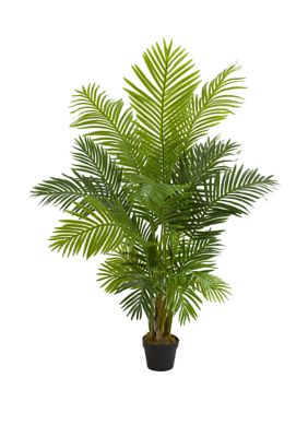 Nearly Natural 5 Foot Hawaii Palm Artificial Tree, Green
