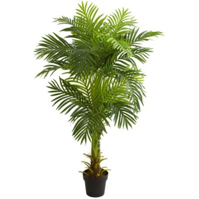5-Foot Double Stalk Hawaii Palm Artificial Tree