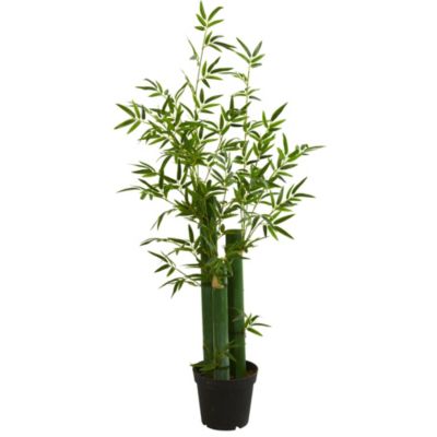 Nearly Natural 5-Foot Green Bamboo Artificial Tree