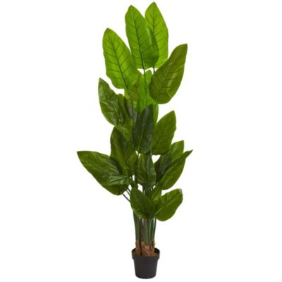 Nearly Natural 6-Foot Canna Artificial Tree, Green