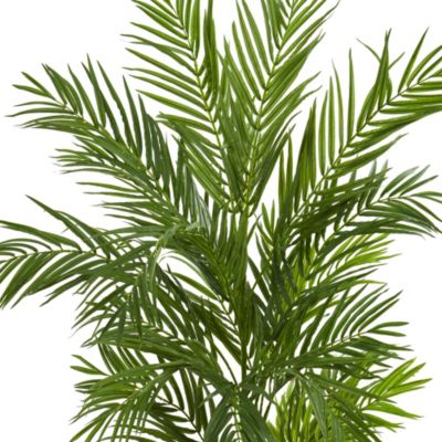 5-Foot Areca Palm Artificial Tree in Sand Colored Planter