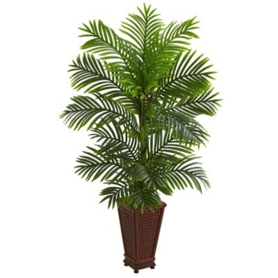 5-Foot Kentia Palm Artificial Tree in Decorative Planter