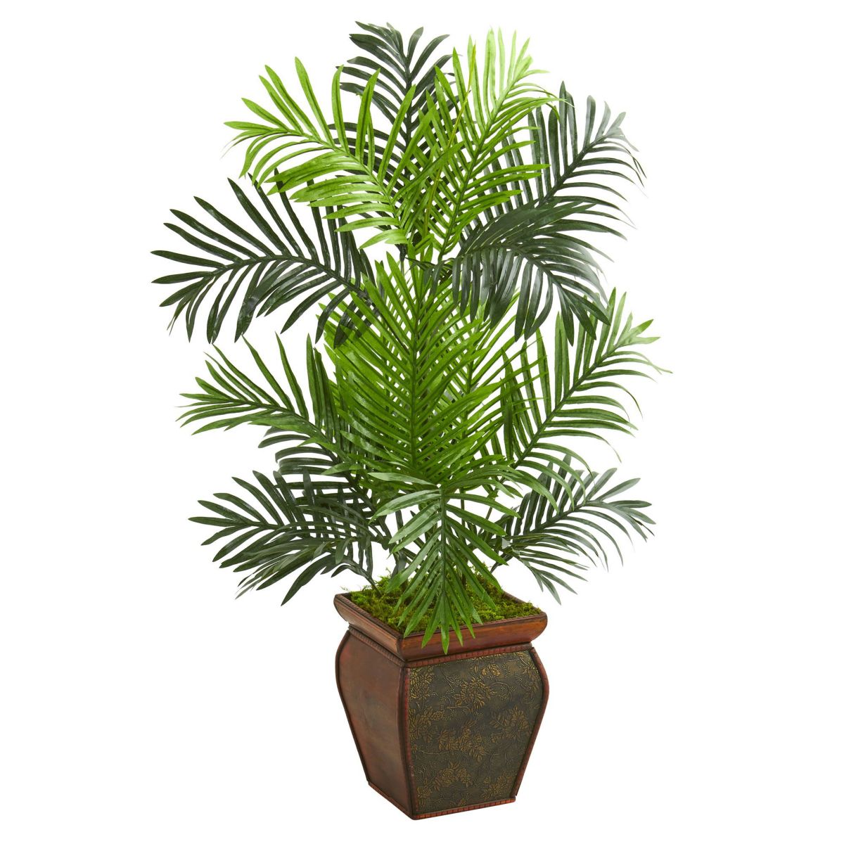 3-Foot Paradise Palm Artificial Tree in Decorative Planter