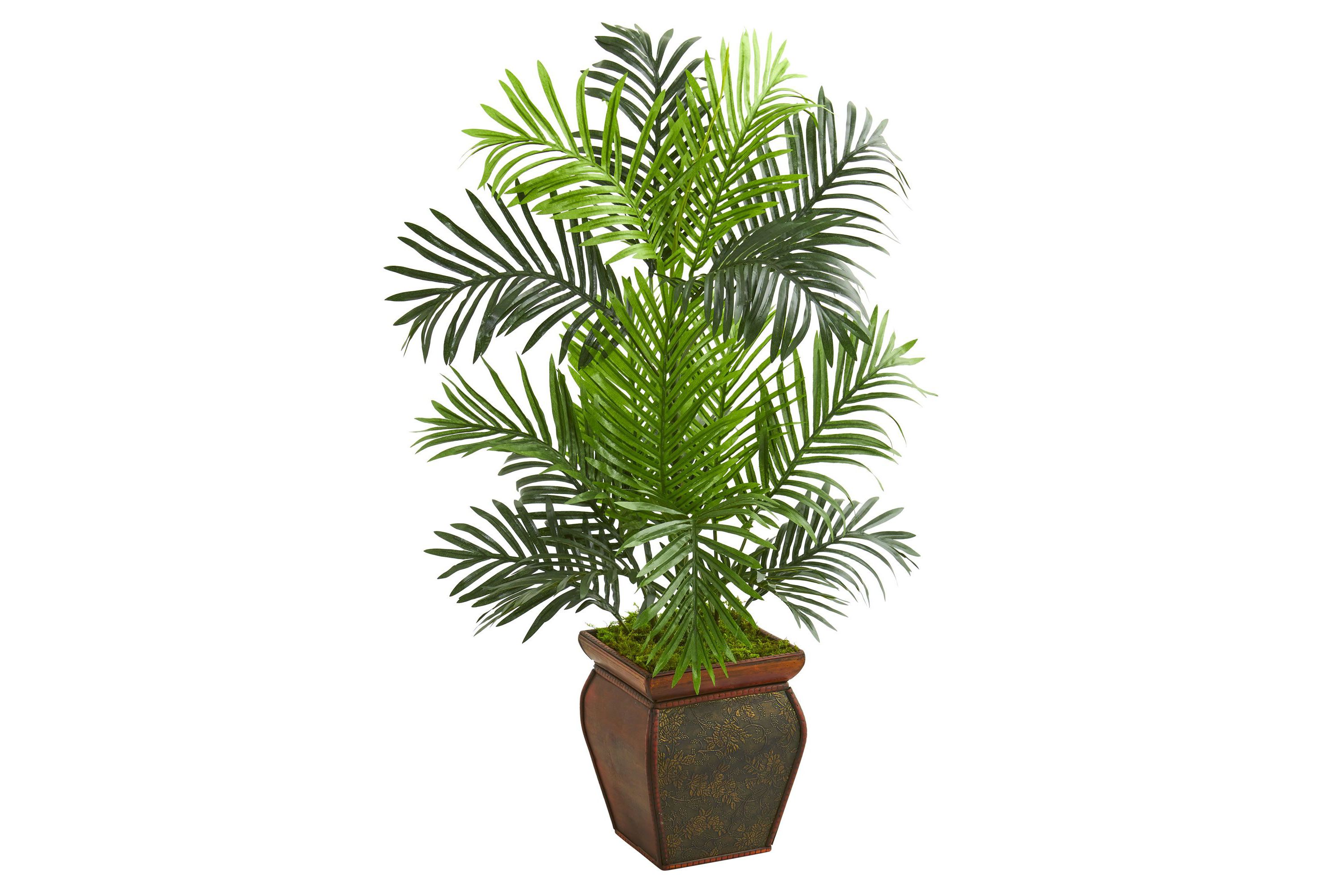 3-Foot Paradise Palm Artificial Tree in Decorative Planter