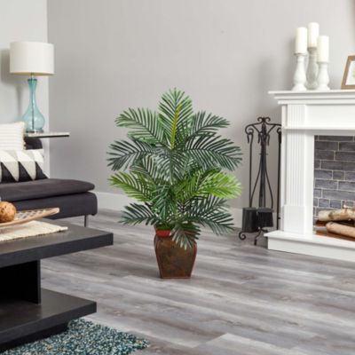 3-Foot Paradise Palm Artificial Tree in Decorative Planter