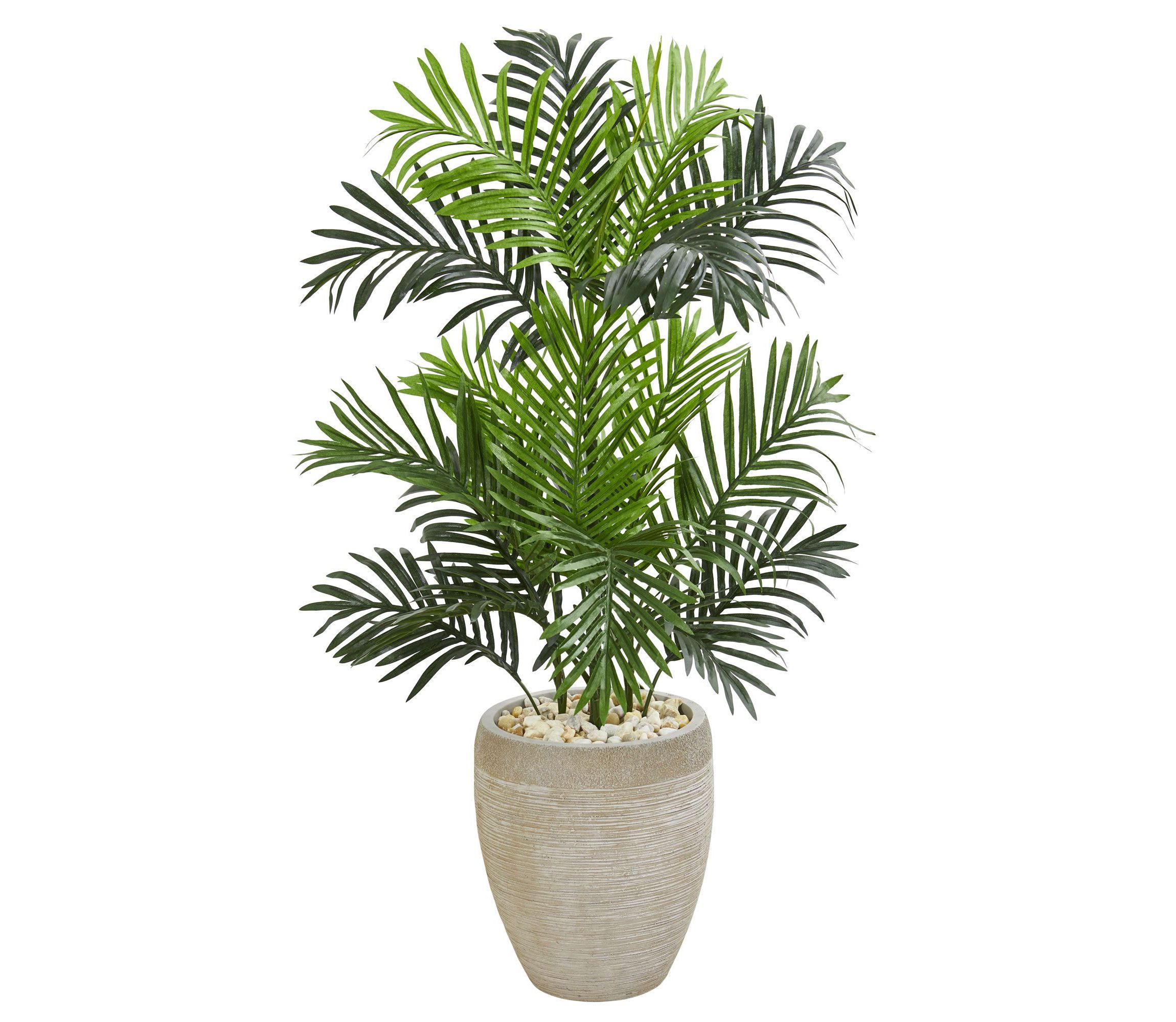Paradise Palm Artificial Tree in Sand Colored Planter