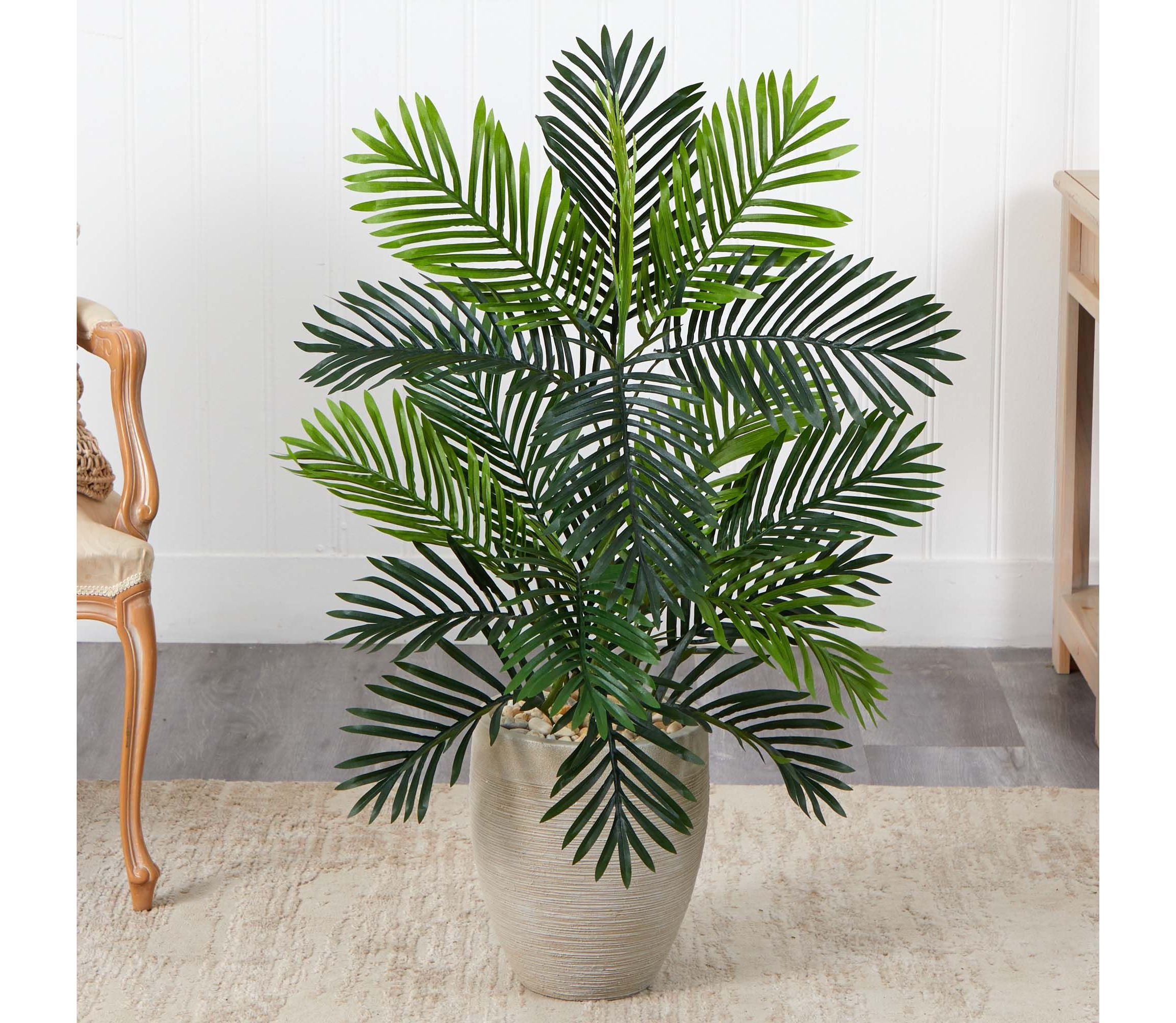 Paradise Palm Artificial Tree in Sand Colored Planter