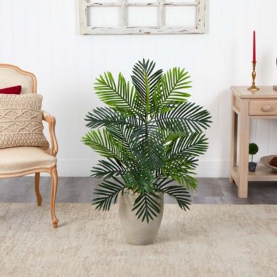 Paradise Palm Artificial Tree in Sand Colored Planter