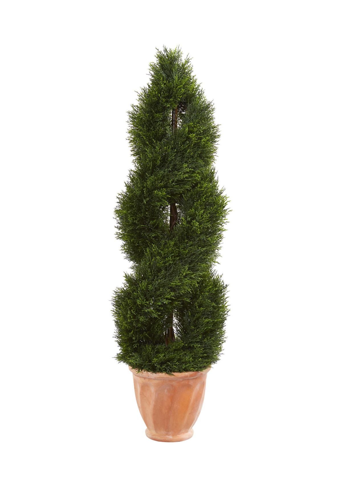 Double Pond Cypress Topiary Tree in Planter  Indoor/Outdoor