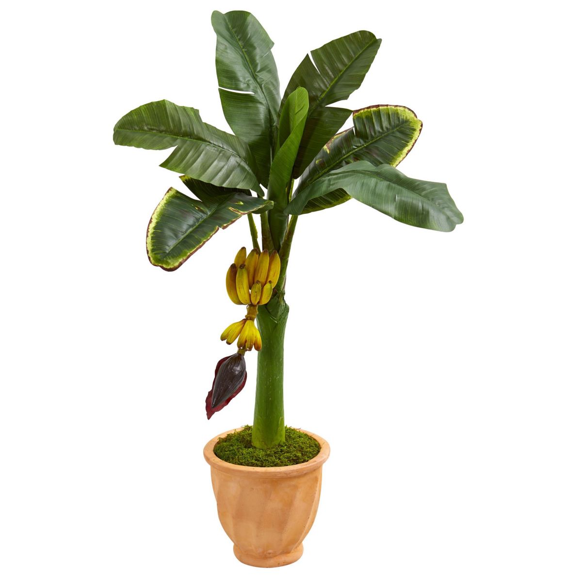 3-Foot Banana Artificial Tree in Terracotta Planter