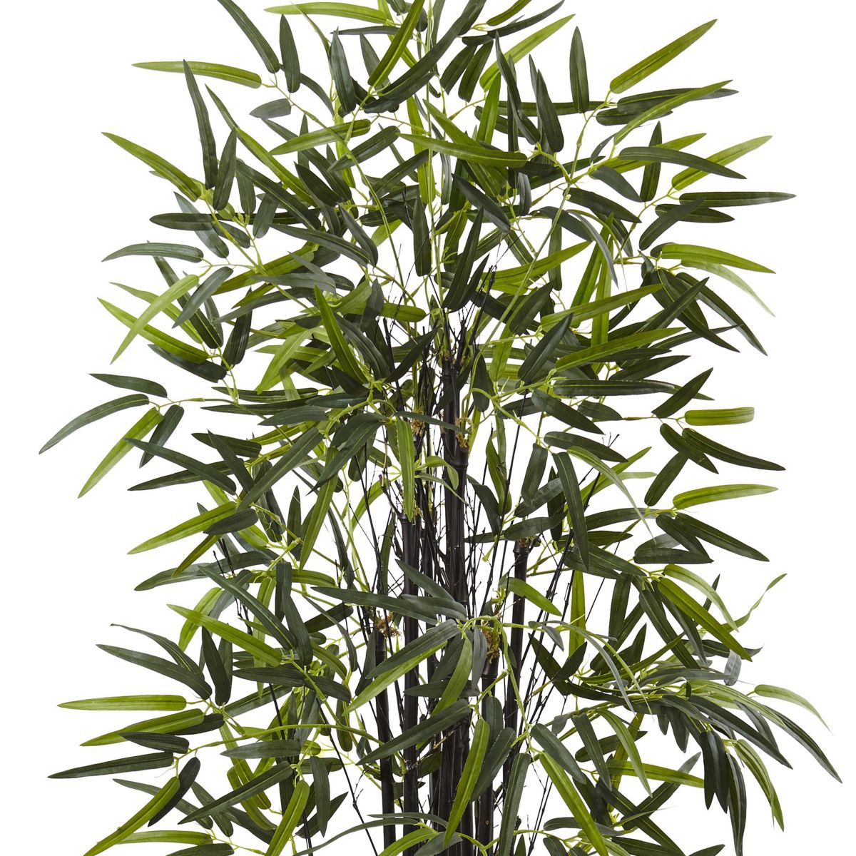 5.5-Foot Black Bamboo Artificial Tree in Decorative Planter