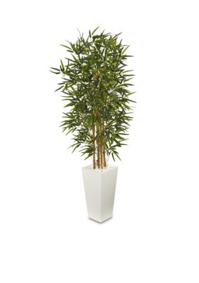 Nearly Natural Bamboo Artificial Tree, Green