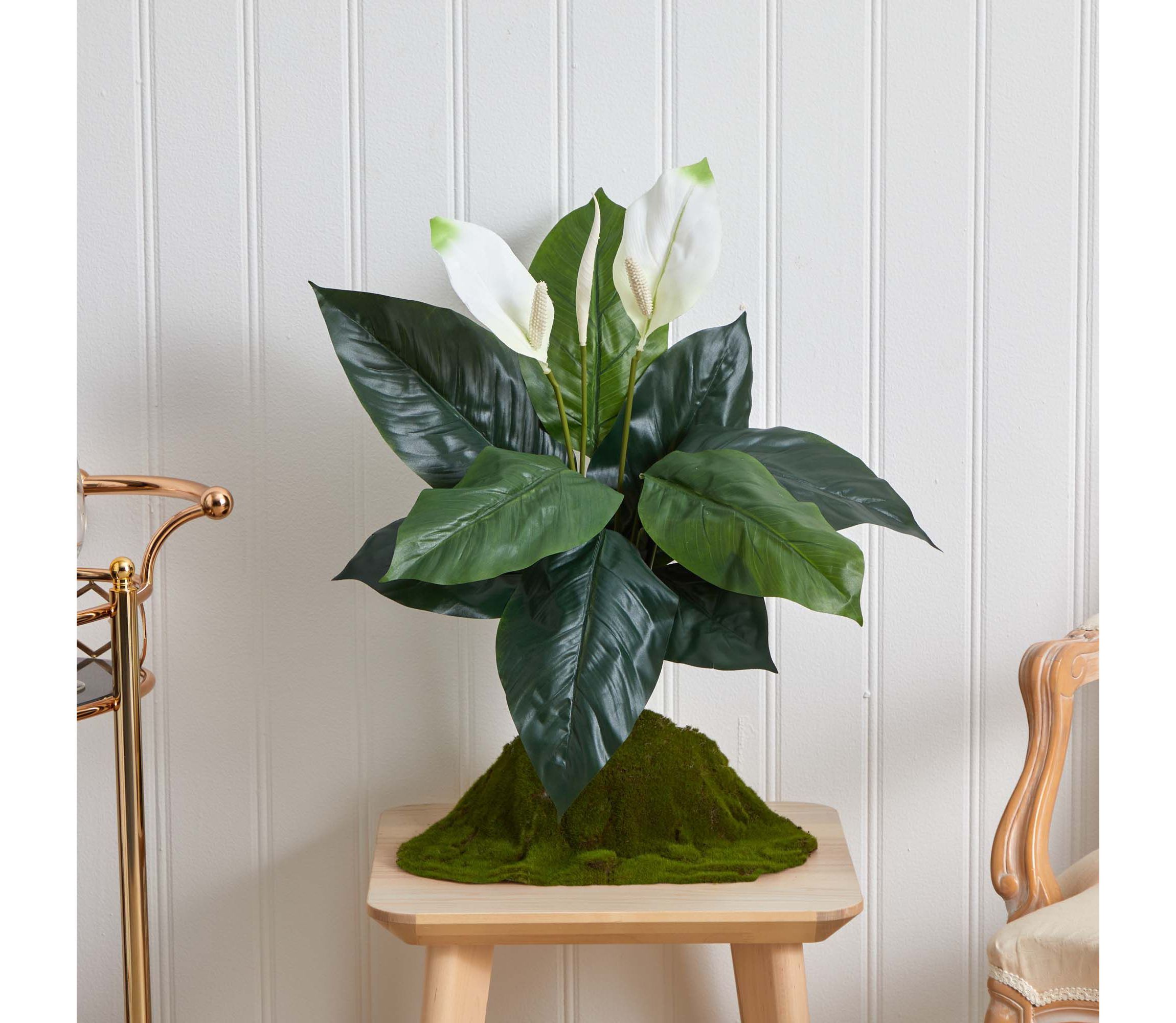 24-Inch Spathiphyllum Artificial Plant (Set of 3)