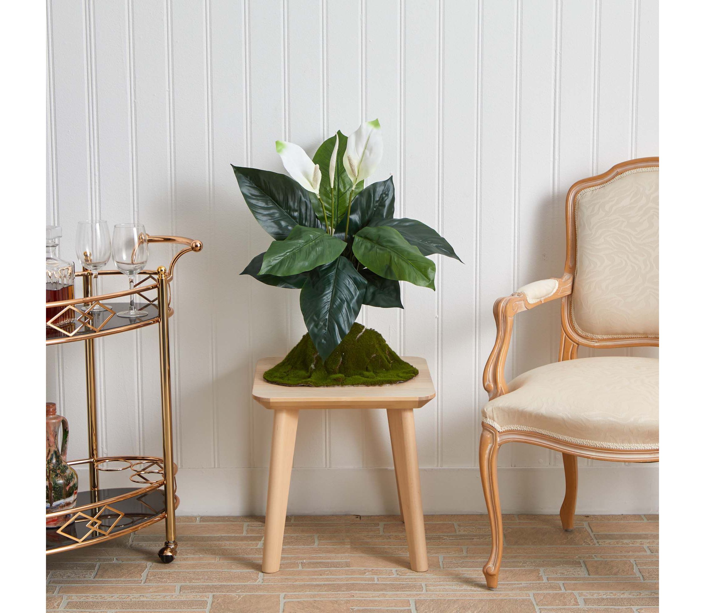 24-Inch Spathiphyllum Artificial Plant (Set of 3)
