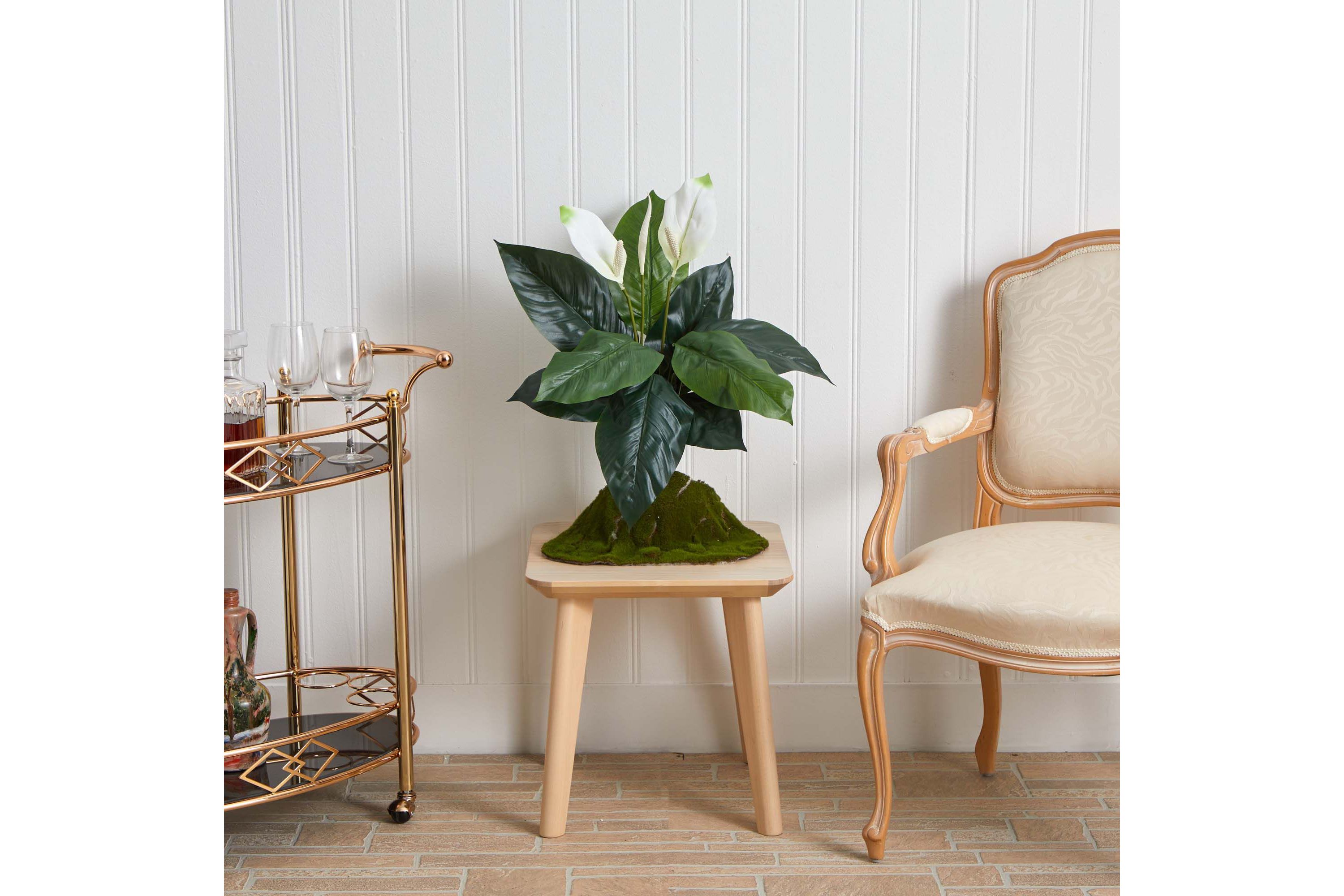 24-Inch Spathiphyllum Artificial Plant (Set of 3)