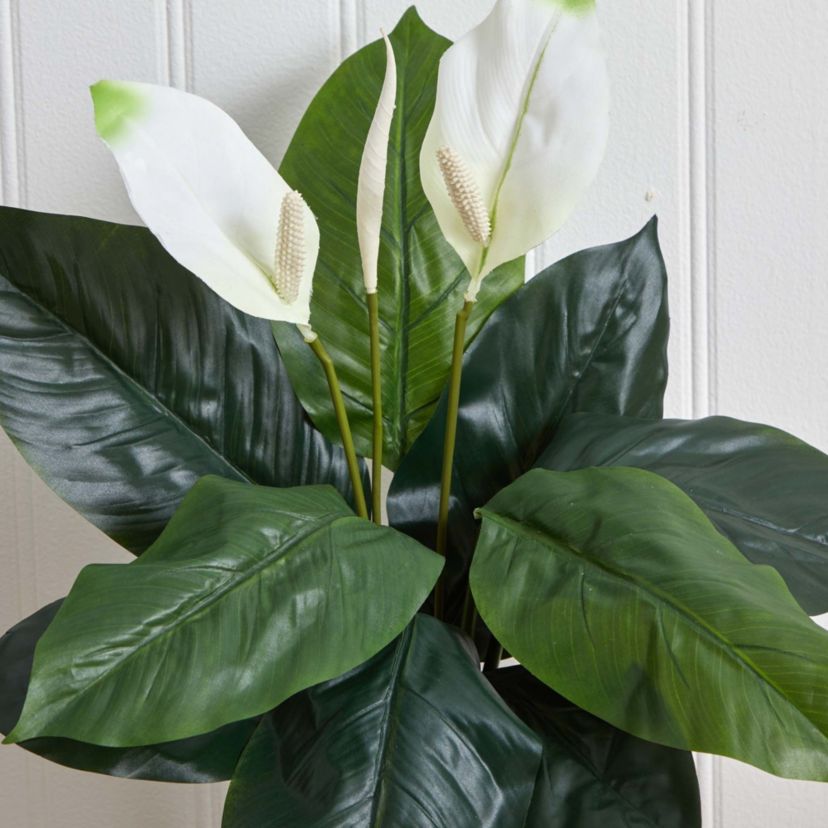 24-Inch Spathiphyllum Artificial Plant (Set of 3)