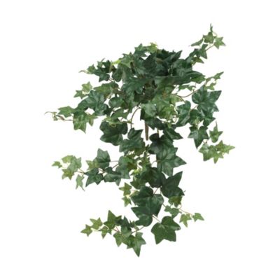 Nearly Natural 32-Inch Puff Ivy Hanging Artificial Plant (Set of 3), Green