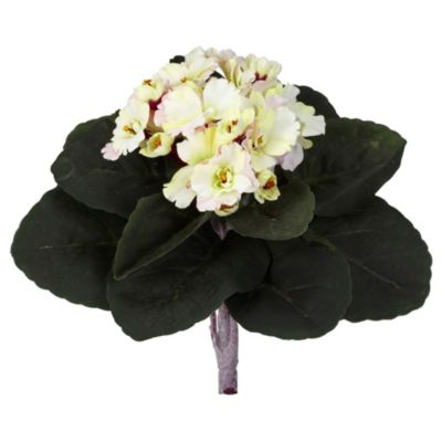 Nearly Natural 9-Inch African Violet Artificial Plant (Set of 6)