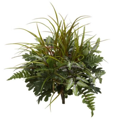 28-Inch Mix Greens Artificial Plant (Set of 2)