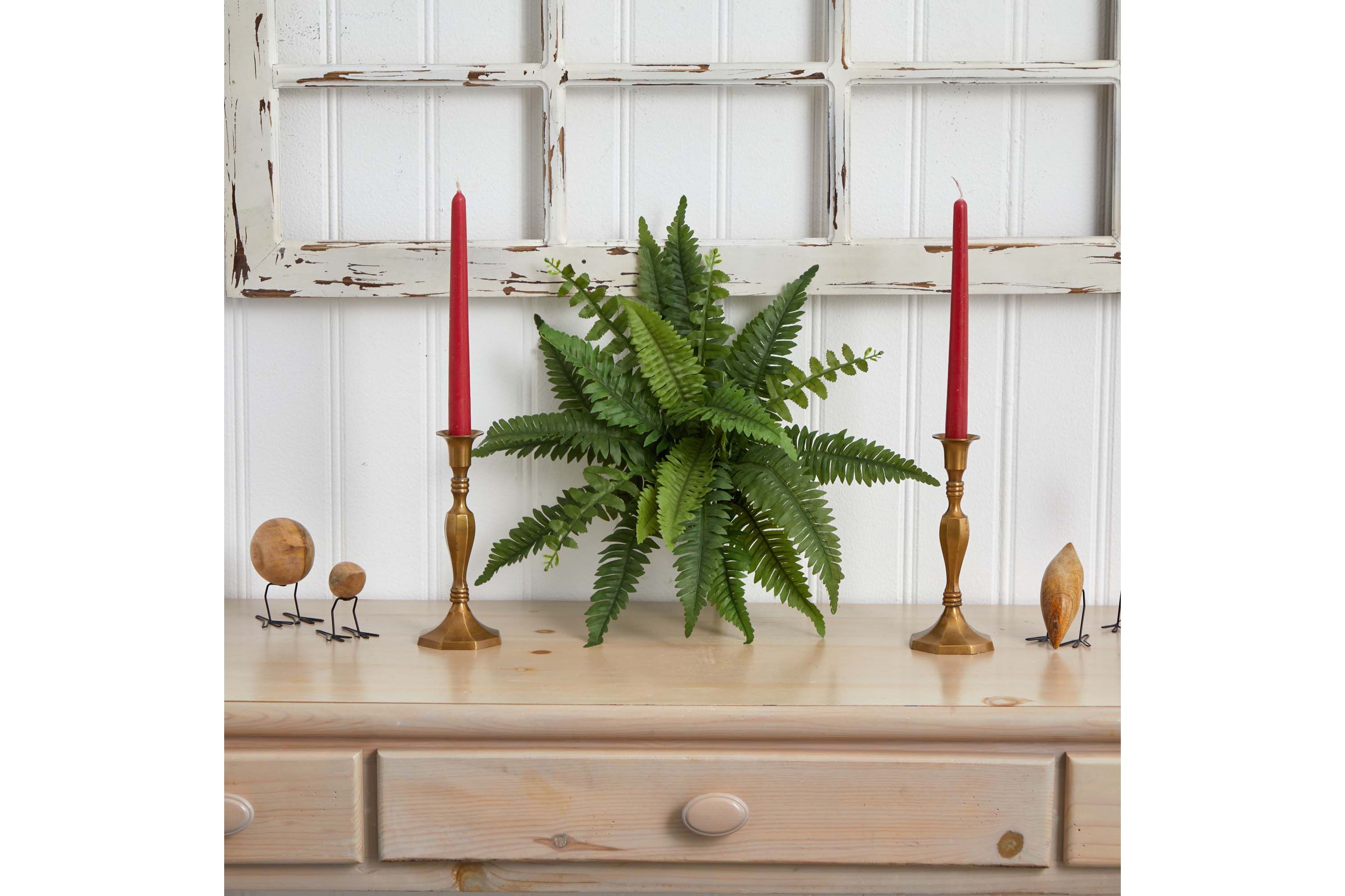 14-Inch Boston Fern Artificial Plant (Set of 6)