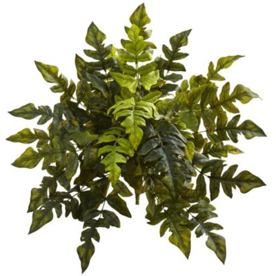 Nearly Natural 24-Inch Holly Fern Artificial Plant (Set of 2)