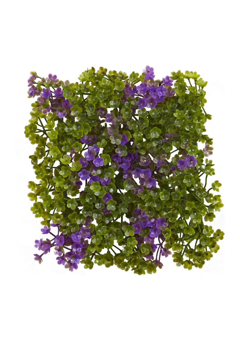 Purple and Green Clover Mat - Set of 12