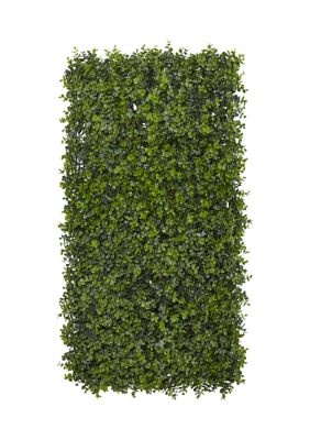 Nearly Natural Eucalyptus Mat - Set of 8, Green