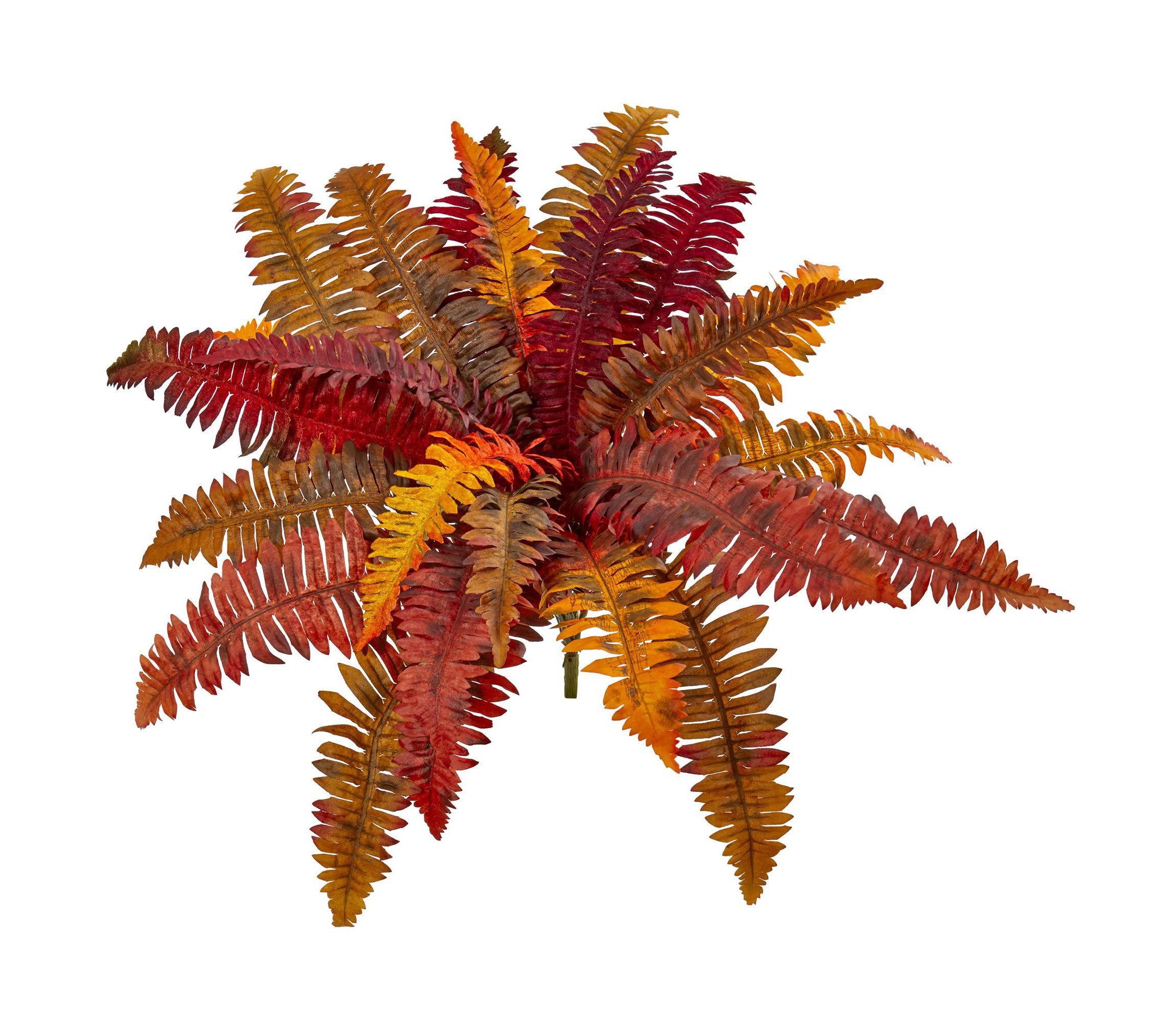 20-Inch Autumn Boston Fern Artificial Plant (Set of 3)
