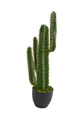 Nearly Natural 2.5 Foot Cactus Artificial Plant, Green