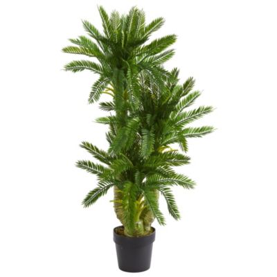 Triple Potted Cycas Artificial Plant