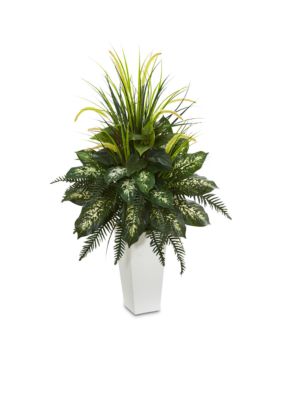 Mixed River Fern and Dogtail Artificial Plant