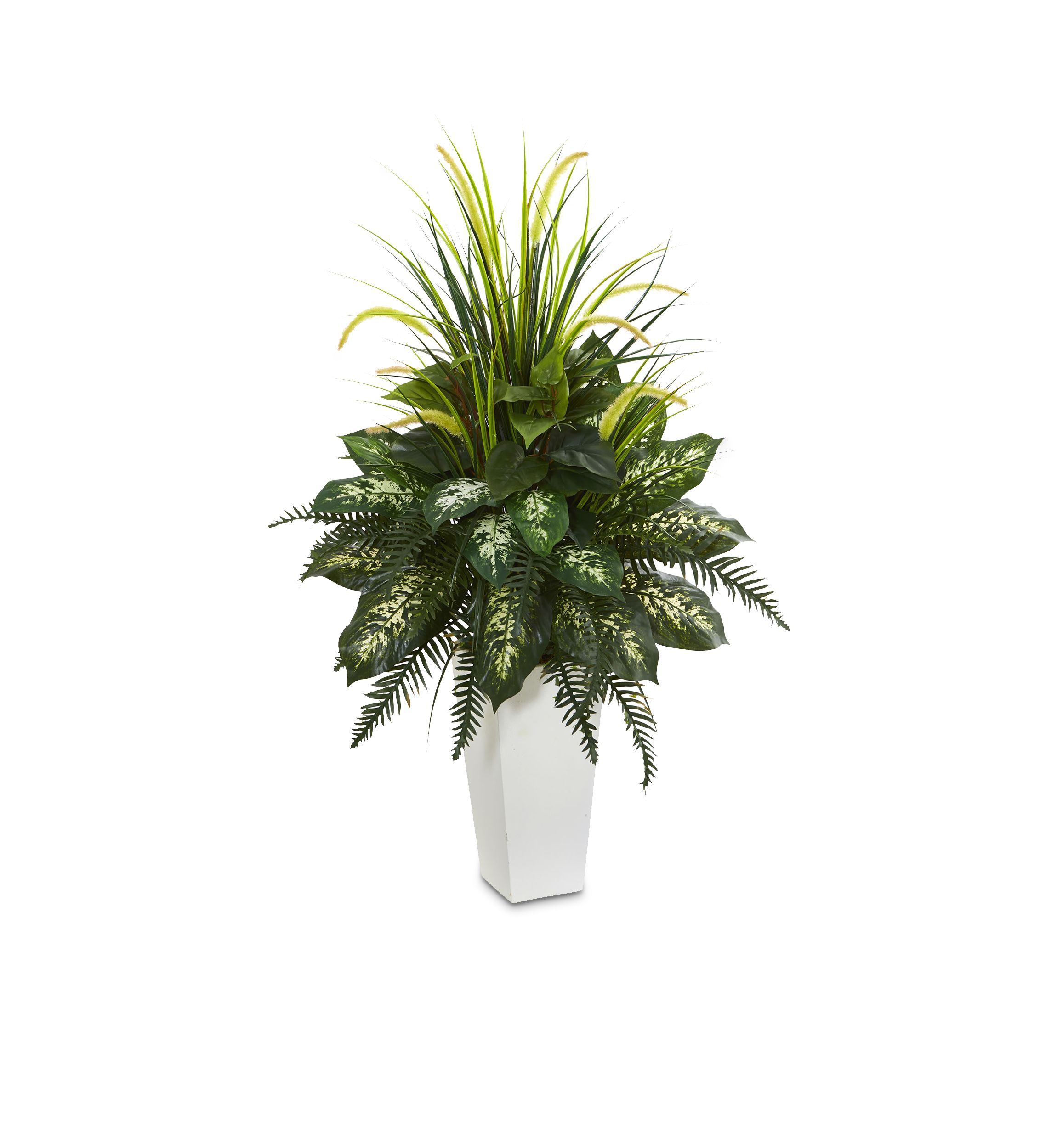 Mixed River Fern and Dogtail Artificial Plant