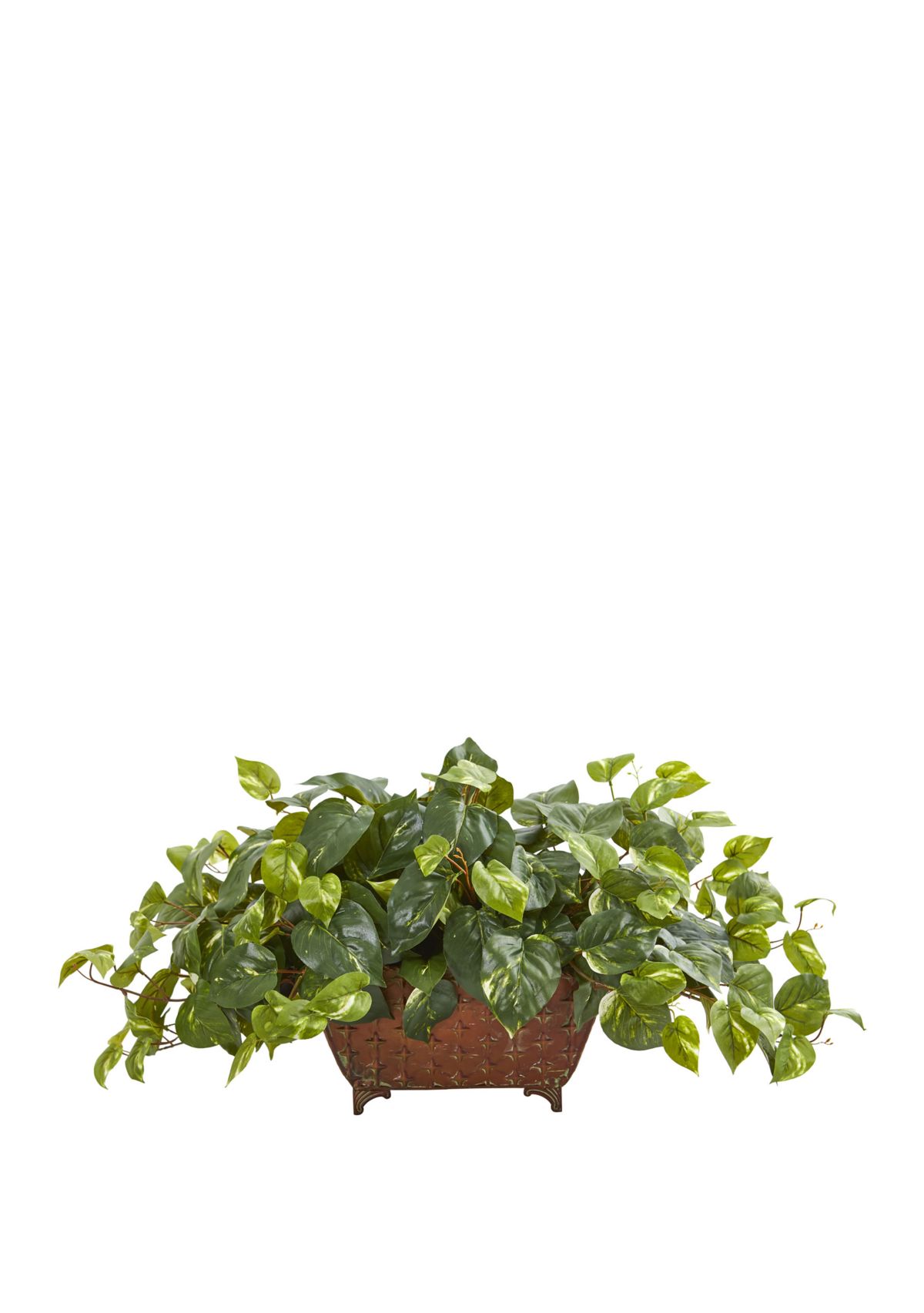 Pothos Artificial Plant in Metal Planter