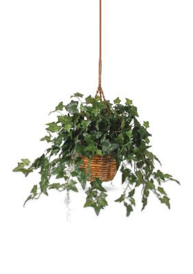 Nearly Natural English Ivy Hanging Basket
