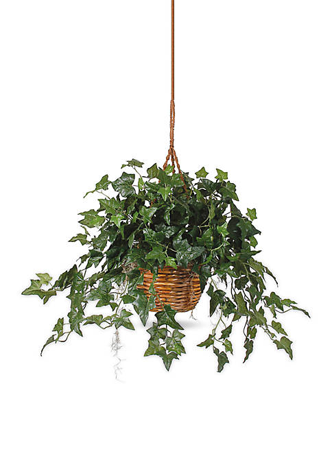 Nearly Natural English Ivy Hanging Basket