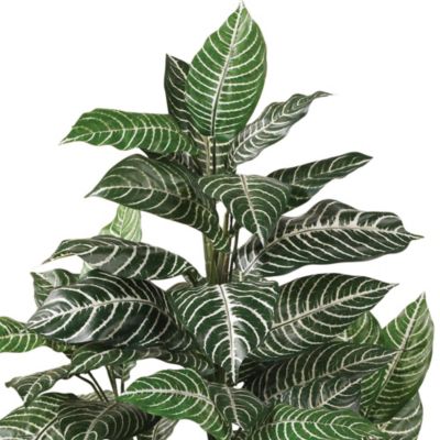 3 Foot Zebra Silk Plant