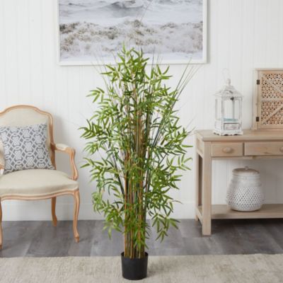 5-Foot Bamboo Grass Silk Plant