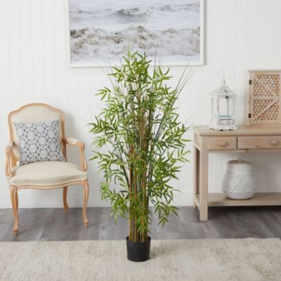 5-Foot Bamboo Grass Silk Plant