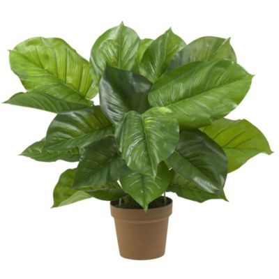 Nearly Natural Large Leaf Philodendron Silk Plant - Real Touch, Green